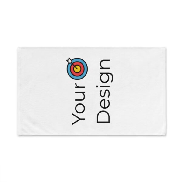 Custom Hand Towel with Target Design, Personalized Gift for Home, Kitchen & Bathroom Decor, Ideal for Housewarming & Weddings, Unique [...] - Image 2