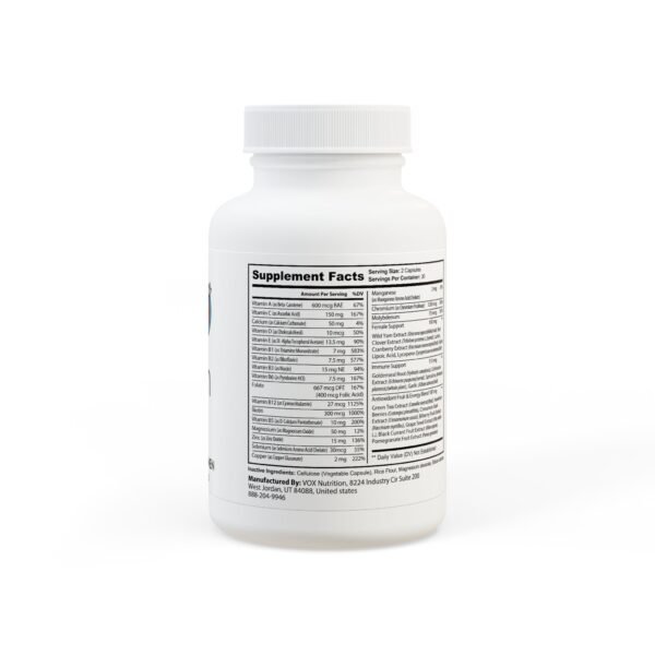 Multivitamin for Women Supplement (60 Capsules) - Image 3