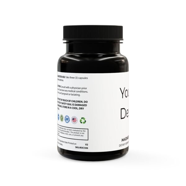 Magnesium Zinc Supplement (90 Capsules) - Image 2