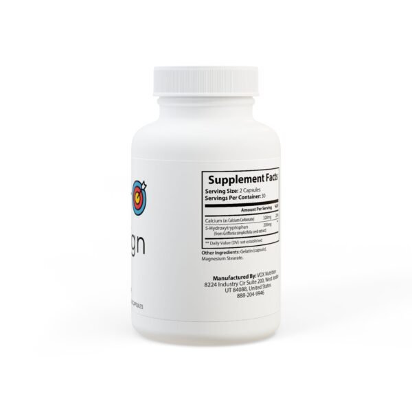 5-HTP Supplement (60 Capsules) - Image 3