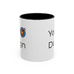 Personalized Accent Coffee Mug - Custom Design for Coffee Lovers