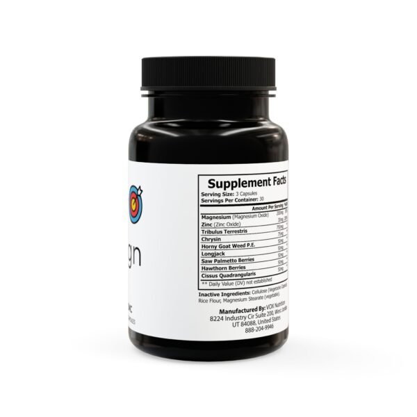 Magnesium Zinc Supplement (90 Capsules) - Image 3