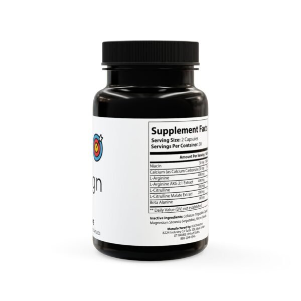L-Arginine Supplement (60 Capsules) - Image 3