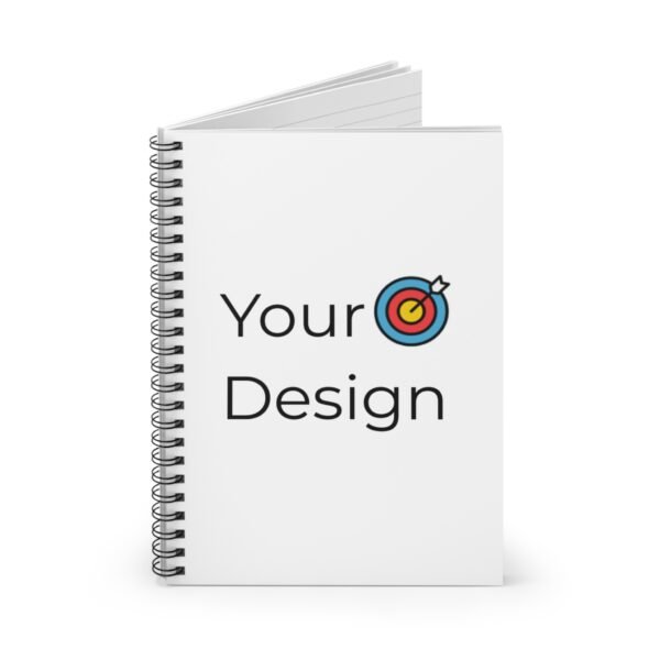 Personalized Ruled Line Spiral Notebook - Perfect for School, Work, or Journaling - Image 2
