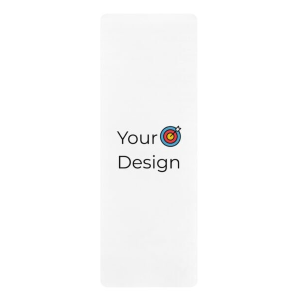 Non-Slip Rubber Yoga Mat for Home and Studio – Customizable Design